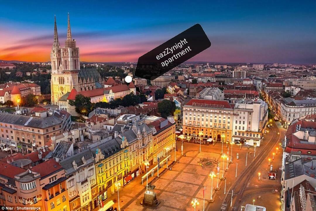 Eazzynight Center Apartment Záhřeb Exteriér fotografie